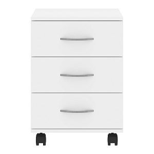 Тумба мобильная SIMPLE SC-3M.1, белый, 41.2х45х56.6 см